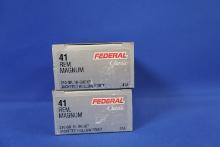 Ammo, Federal Classic 41 Rem Mag. 100 total rounds.