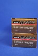 Ammo, Speer Gold Dot 38 Spl +P. 100 total rounds.