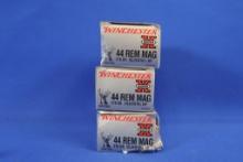 Ammo, Winchester 44 Rem Mag. 63 total rounds.