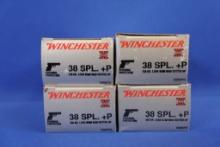 Ammo, Winchester 38 Spl +P. 200 total rounds.