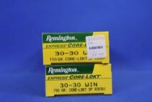 Ammo, Remington 30-30 Win. 40 total rounds.