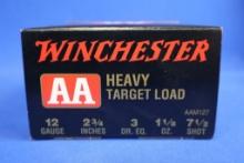 Ammo, Winchester 2 3/4 12 Gauge. 25 total rounds.
