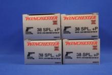 Ammo, Winchester 38 Spl +P. 200 total rounds.
