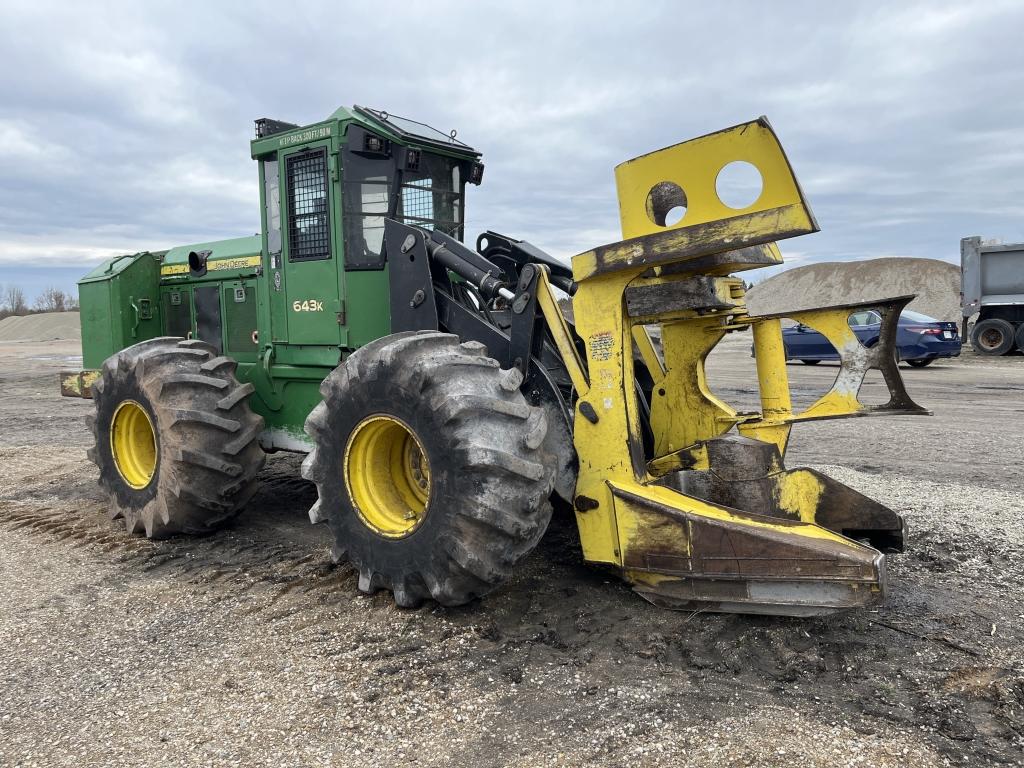 John Deere 643k Feller Buncher