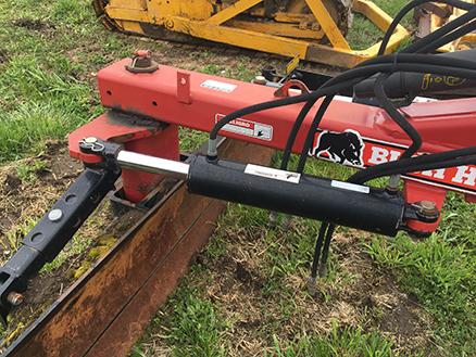 Bush Hog 100 Hyd. Swing, 9 ft. Quickhitch Blade, Ad on Box Blade Wings, Serial #12-10356