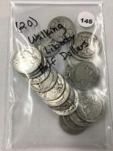 Lot of (20) Walking Liberty Half Dollars