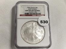 2006 American Silver Eagle NGC GEM UNC First Strikes