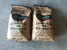 (2) 12 lb. Bags Franklin Charcoal Oak Briquets