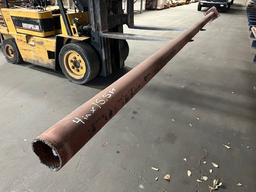 (1) Metal Column Apx. 4in x 15.5ft