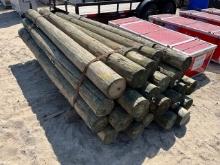 Bundle Of Apx. (25) 8" Treated Post