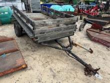 Small Utility Trailer Wood Top N/T