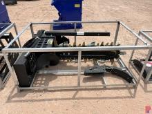 UNUSED GREATBEAR TRENCHER SKID STEER ATTACHMENT