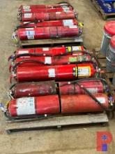 PALLET OF (10) FIRE EXTINGUISHERS  16297