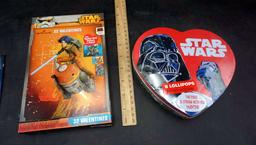 Star Wars Items - Valentines Day Cards, Heart, Folder & Egg Decorating Kit