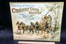 Holmes & Coutts Country Club Biscuit Metal Sign