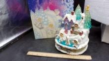 Northern Lights Water Fountain Collection By Berkeley Designs Christmas Scene