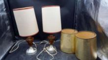 Matching Lamps (Very Lightweight) & 2 Extra Shades
