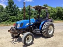 New Holland TN60A Tractor With Helac Side Mower
