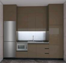 Kicthen cabinet rendering (Both units are made with high quaity materials)