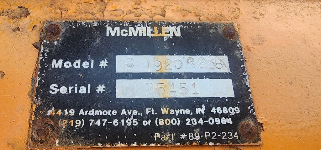 McMillen C1920 R256 Skidloader PHD