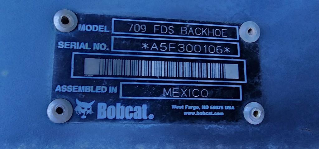 Bobcat 709 Backhoe Attachment