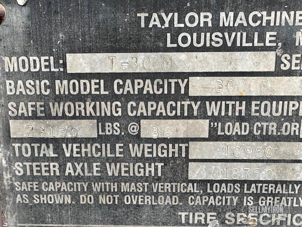 Taylor T300M 30000lb Rough Terrain Forklift [YARD 1]