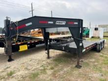 2019 Pratt 24ft EZ Ramp Ground Load Tri/A Gooseneck Trailer [YARD 1]