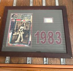 Lot of 3 Music Framed Memorabilia - Deja vu, Neil Young, and Muddy Waters