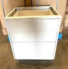 3 Drawer Metal Base Cabinet - 29 3/8 x 21 5/8 in x 24 in - Qty. 5x Money - New in Box