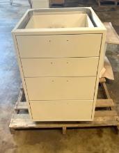 4 Drawer Metal Base Cabinets x 35 in x 21.5 in x 21 in - Qty. 2x Money - New