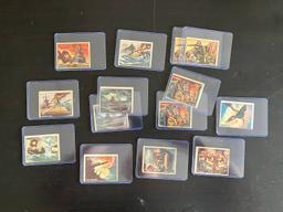 (14) 1950's Topps "Freedom's War" Non-Sport Cards.