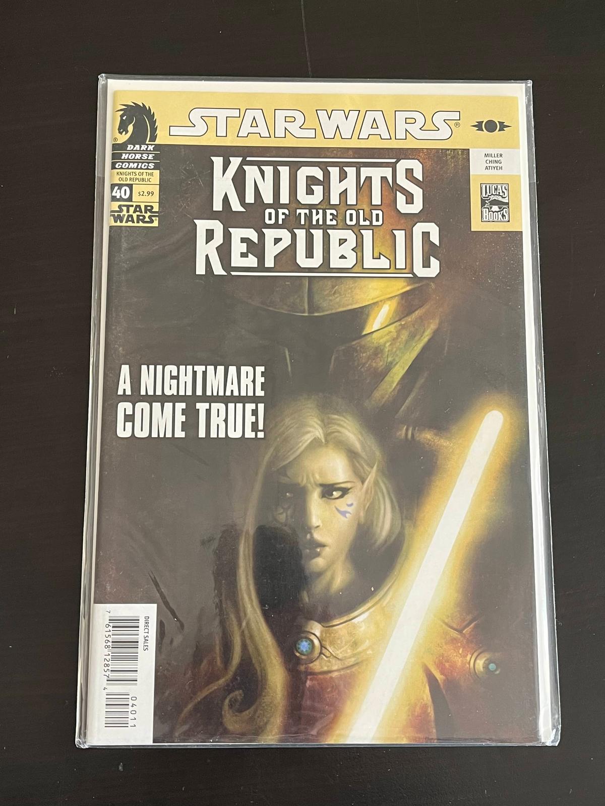 Star Wars Knights of the Old Republic Comic #40 KEY Dark Horse Lucas Books