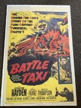 1955 War Movie "Battle Taxi" 1-Sheet Movie Poster