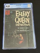 High Grade. Ellery Queen Detective The Mummy's Curse and the Underwater Clue Dell Comic #1165. CGC U