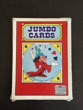 Vintage Jumbo Cards Walt Disney Disneyland/Disney World Magic Shop Exclusive 1980s Walt Disney Produ