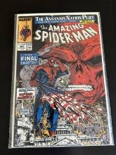 The Amazing Spider-Man Marvel Comics #325 1989 Key Cover art by Todd McFarlane featuring the Red Sku