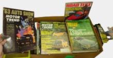 50+ VINTAGE 1970's & 80's CAR MAGAZINES- PICK UP ONLY