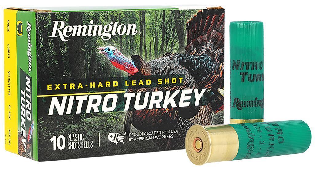 Remington Ammunition 26690 Nitro Turkey Upland 12 Gauge 2.75 1 12 oz 4 Shot 10 Per Box