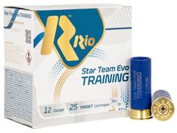 Rio Ammunition STT3275 Star Team EVO Training 12 Gauge 2.75 1 18 oz 7.5 Shot 25 Per Box