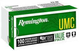 Remington Ammunition 23795 UMC Value Pack 40 SW 180 gr Full Metal Jacket FMJ 100 Per Bo