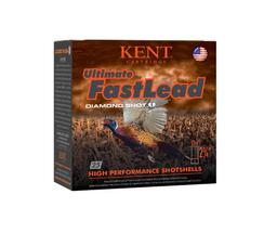 Kent Cartridge K122UFL404 Ultimate Fast Lead 12 Gauge 2.75 1 38 oz 4 Shot 25 Per Box