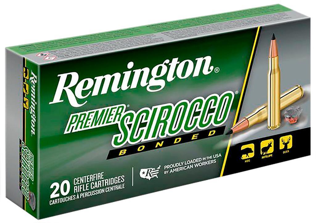 Remington Ammunition 29322 Premier Scirocco Bonded 270 Win 130 gr Swift Scirocco Bonded SSB 20 Per