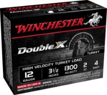 Winchester Ammo STH12354 Double X High Velocity Turkey 12 Gauge 3.50 2 oz 4 Shot 10 Per Box