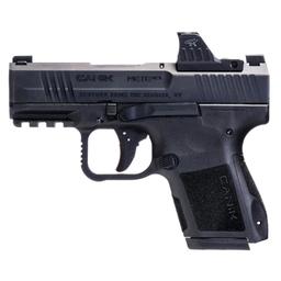 CANIK METE MC9 Pistol - Black | 9mm | 3.18" Barrel | 1 - 15rd & 1 - 12rd Mag | MeCanik MO1 Optic w/