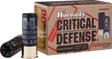 Hornady 86240 Critical Defense Defense 12 Gauge 2.75 00 Buck Shot 10 Per Box