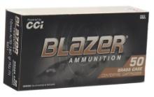 CCI 5221 Blazer Brass Handgun 10mm Auto 180 gr Full Metal Jacket FMJ 50 Per Box