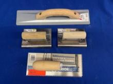 FLOAT, NOTCHED TROWEL, AND RADIUS/ CURVE, RAYON