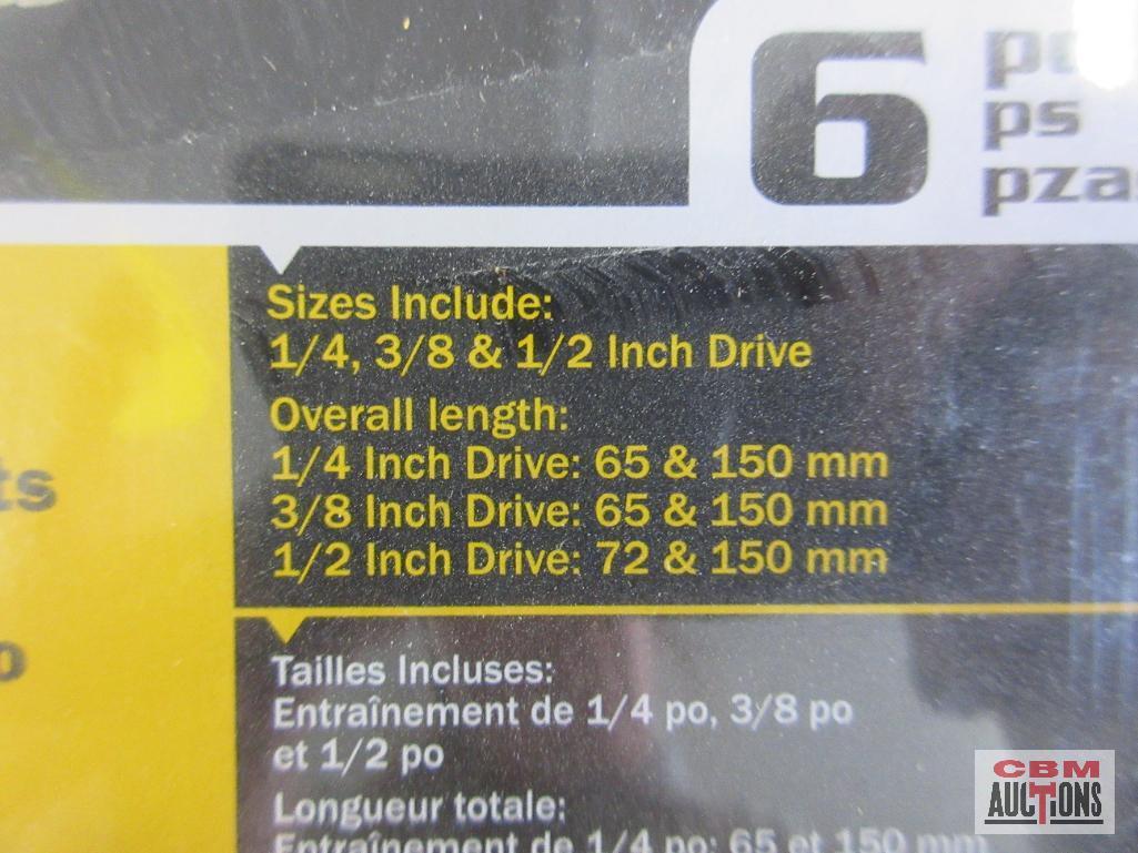 Titan 49036 Impact Wobble Socket Adapter Set... Sizes: 1/4", 3/8" & 1/2" Overall Length: 1/4" Drive: