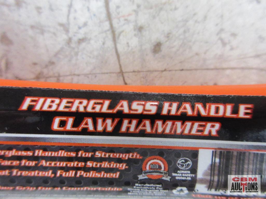IIT 33103 16oz Fiberglass Handle Claw Hammer