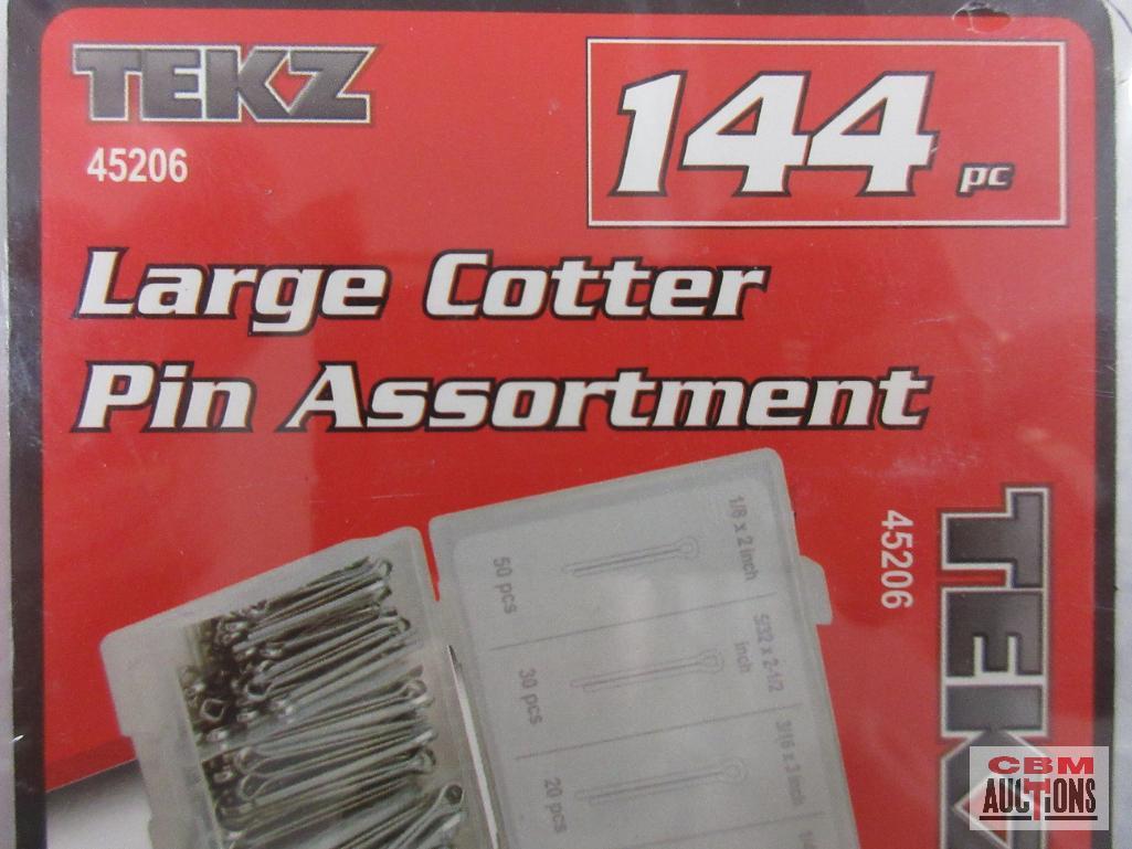 Tekz 45206 144pc Large Cotter Pin Assortment...